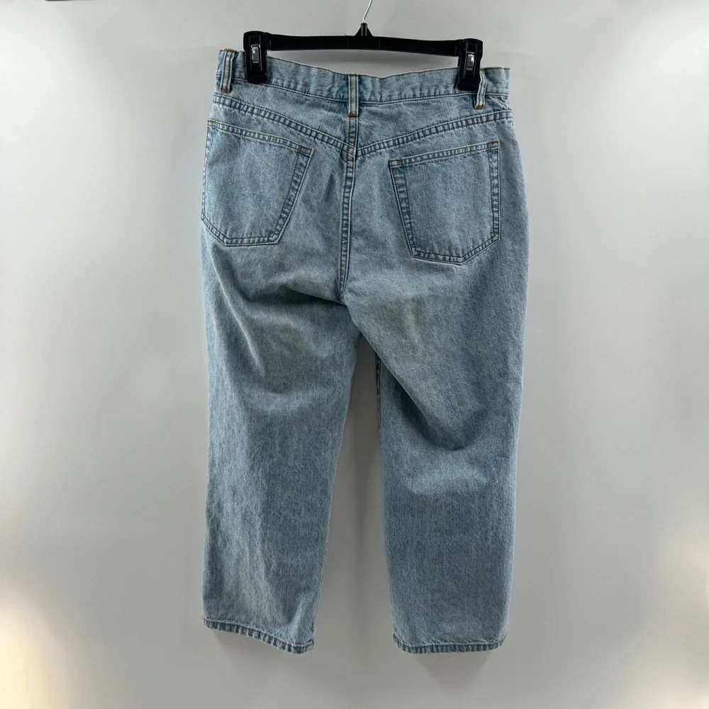 Vintage Calvin Klein Light Wash Cropped Jeans – Women’s Size 6 - Picture 6 of 9